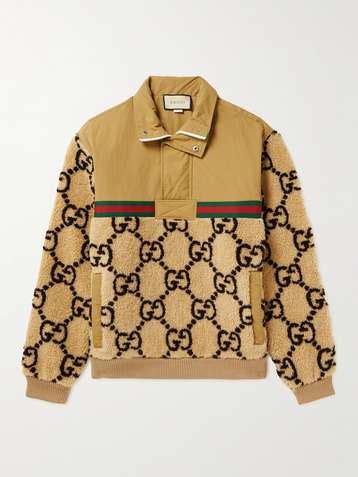 gucci fleece technical jacket|Gucci jacket cheap.